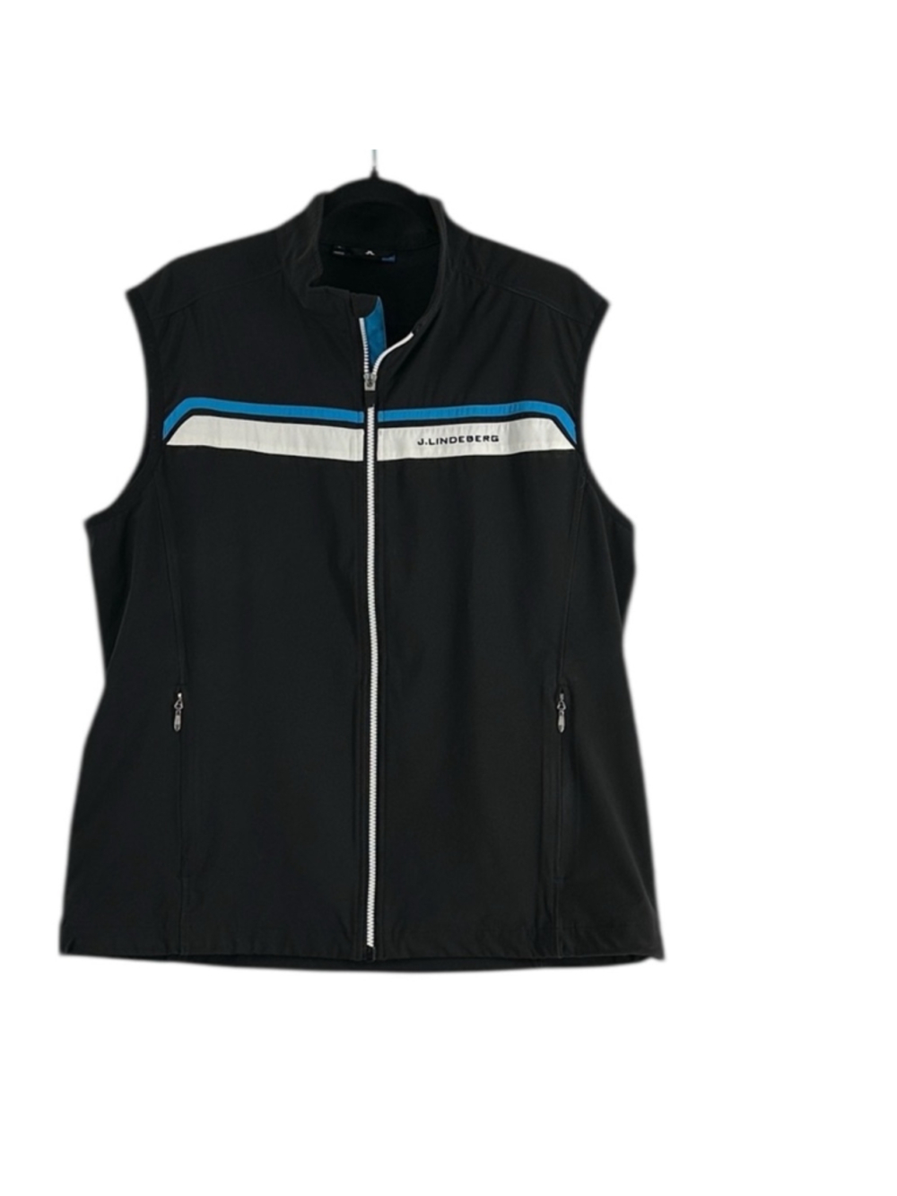 J.Lindeberg vest stretch light weight golf outdoors classic preppy sz xl